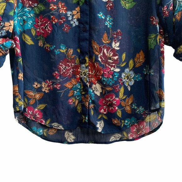 Kut From The Kloth Floral Sheer Blouse - Picture 2 of 4